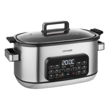 Concept CK9000 - Multifunctionele elektrische kookpan 6 l 10-in-1 1250W/230V RVS