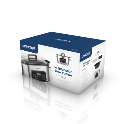 Concept CK9000 - Multifunctionele elektrische kookpan 6 l 10-in-1 1250W/230V RVS