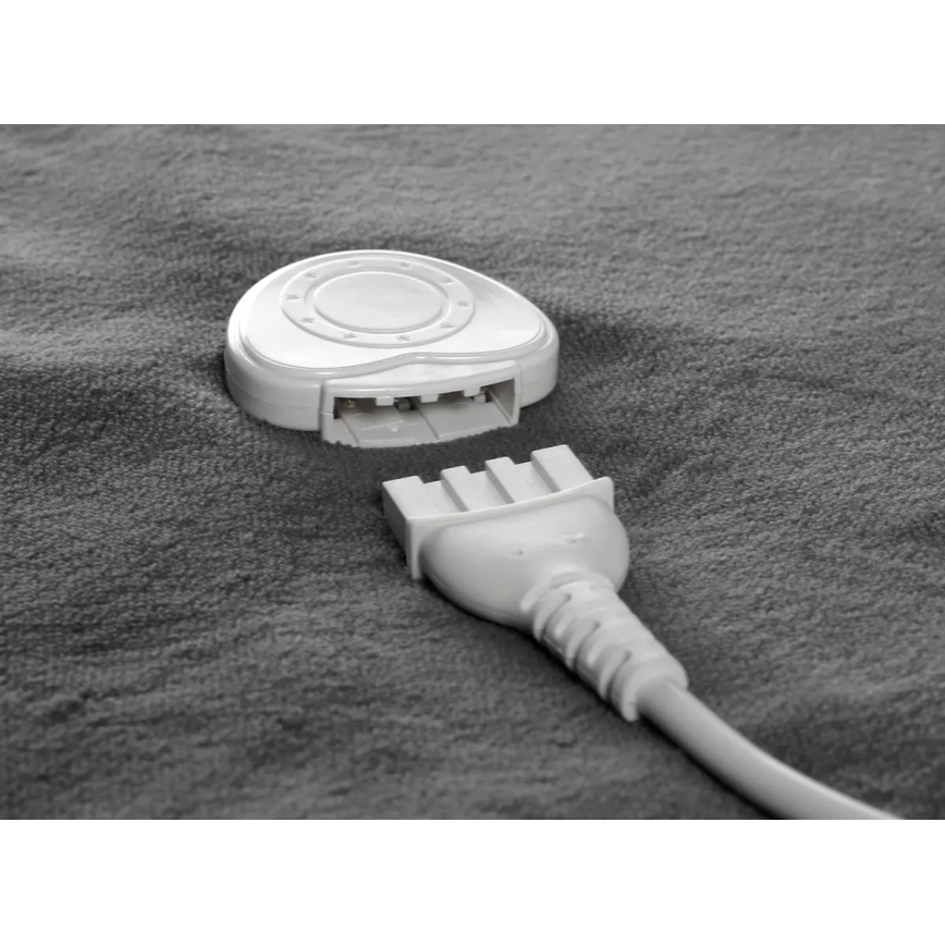 Concept DV7420 - Elektrische verwarmingsdeken 160W/230V 180x130 cm grijs/wit