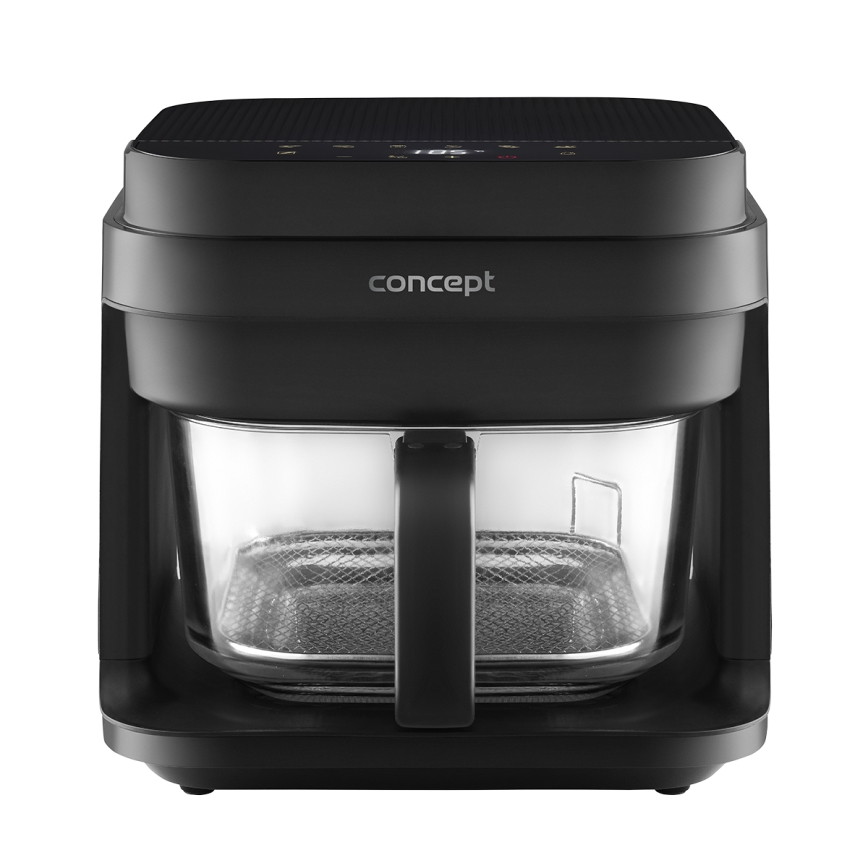 Concept FR5500 - Air fryer GLASS & FAST 5,5 l 1200W/230V zwart