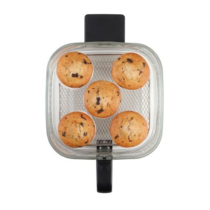 Concept FR5500 - Air fryer GLASS & FAST 5,5 l 1200W/230V zwart
