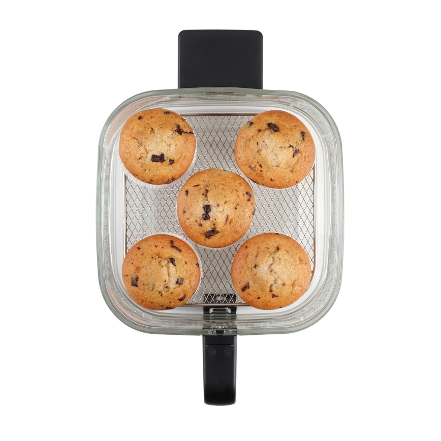 Concept FR5500 - Air fryer GLASS & FAST 5,5 l 1200W/230V zwart