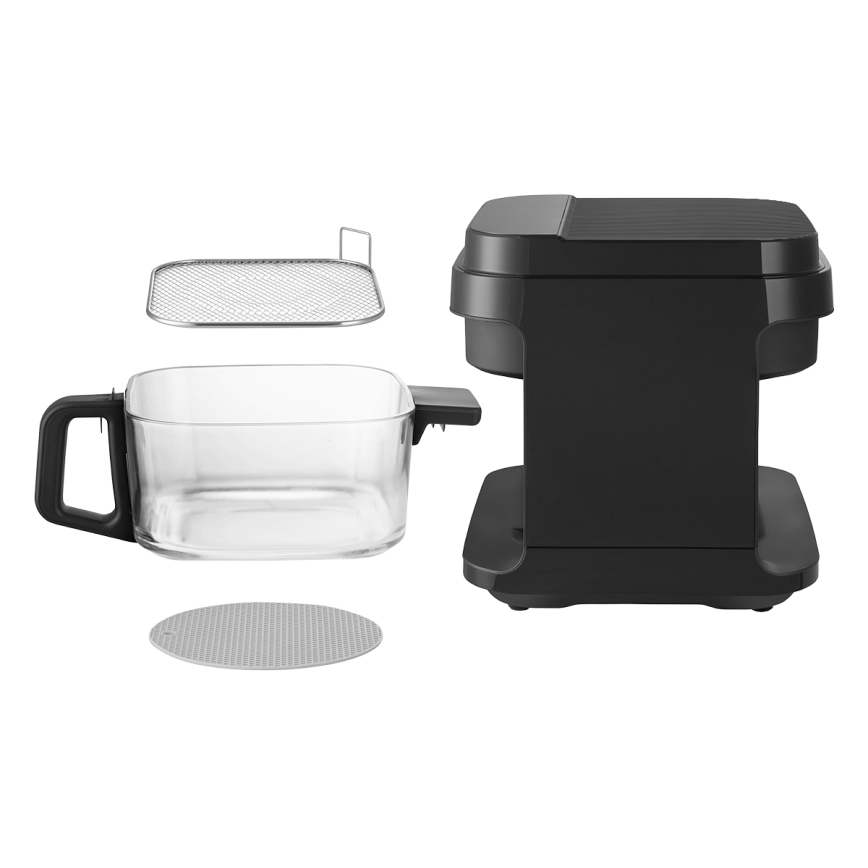 Concept FR5500 - Air fryer GLASS & FAST 5,5 l 1200W/230V zwart