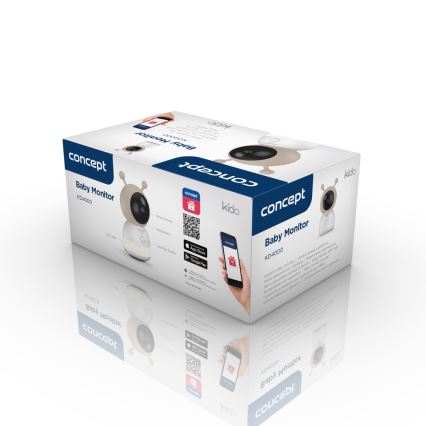 Concept KD4000 - Slimme babyfoon met bewegingssensor SMART KIDO 4,5W/230V Wi-Fi beige