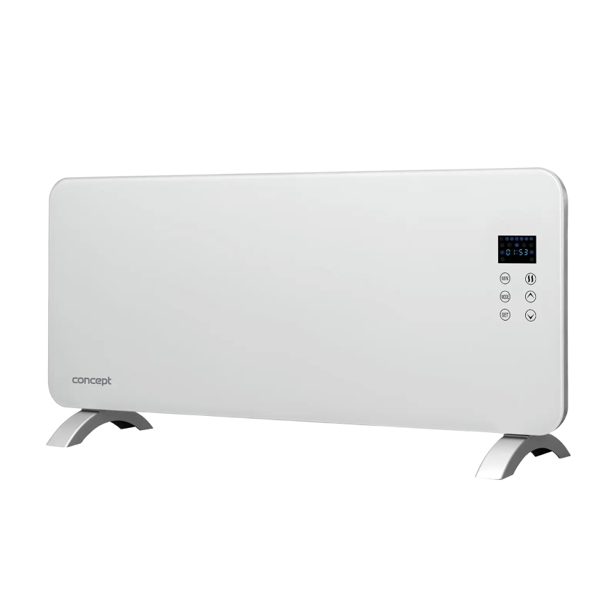 Concept KS4000 - Directe elektrische kachel/convectorkachel 1000/2000W IP24 wit + afstandsbediening