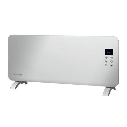 Concept KS4000 - Directe elektrische kachel/convectorkachel 1000/2000W IP24 wit + afstandsbediening