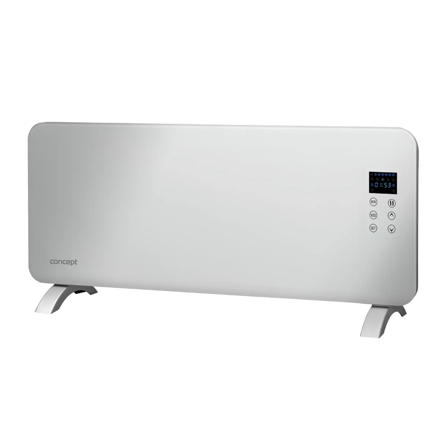Concept KS4000 - Directe elektrische kachel/convectorkachel 1000/2000W IP24 wit + afstandsbediening