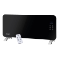 Concept KS4010 - Elektrische convectorkachel 1000/2000W IP24 zwart + afstandsbediening