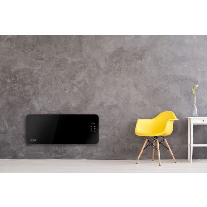 Concept KS4010 - Elektrische convectorkachel 1000/2000W IP24 zwart + afstandsbediening