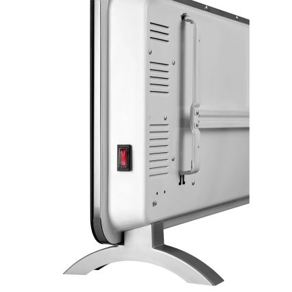 Concept KS4010 - Elektrische convectorkachel 1000/2000W IP24 zwart + afstandsbediening