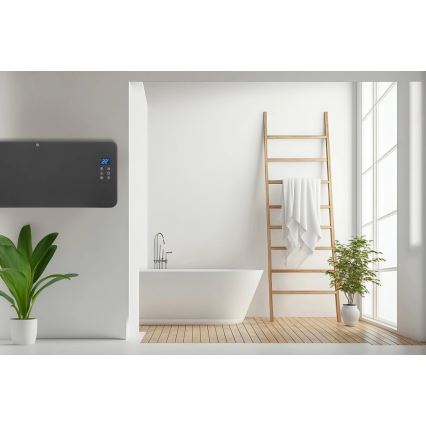 Concept KS4100 - Slimme elektrische directe kachel/convectorkachel 1000/2000W Wi-Fi IP24 grijs