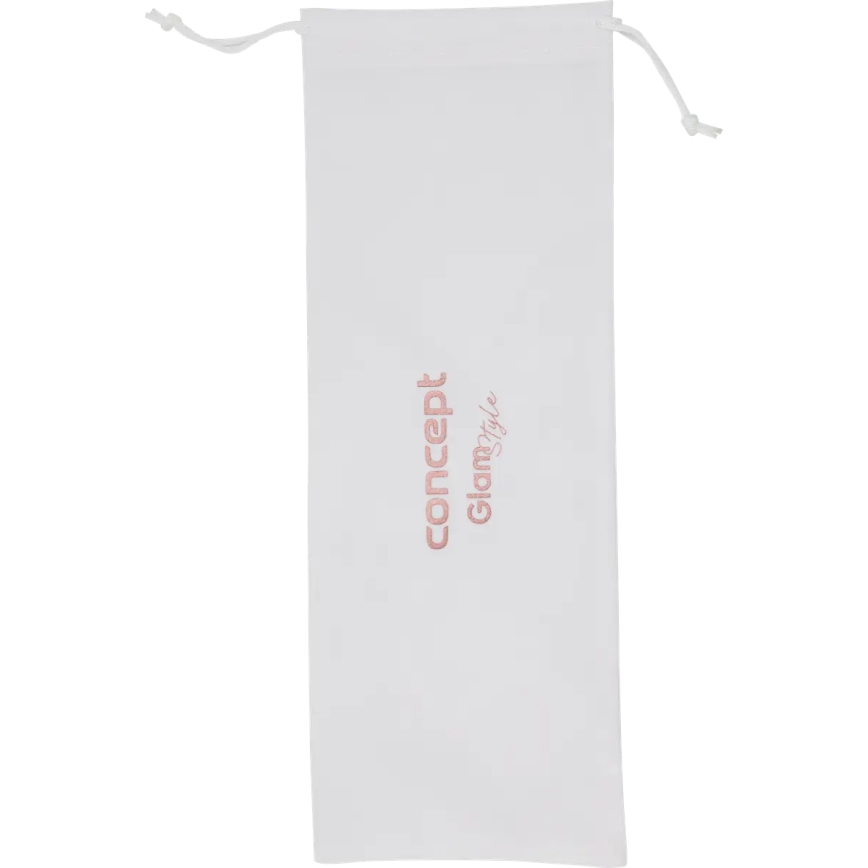 Concept KT2140 - Drievoudige krultang GLAM STYLE 100W/230V wit/roségoud