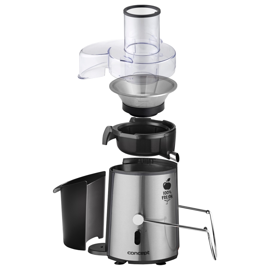 Concept LO7026 - Sapcentrifuge 1000W/230V zwart/roestvrij