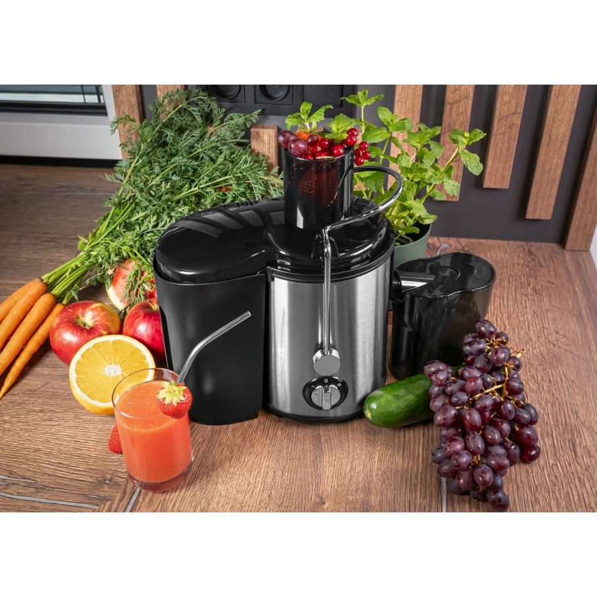 Concept LO7095 - Centrifugaal sapcentrifuge 1000W/230V zwart/roestvrij staal