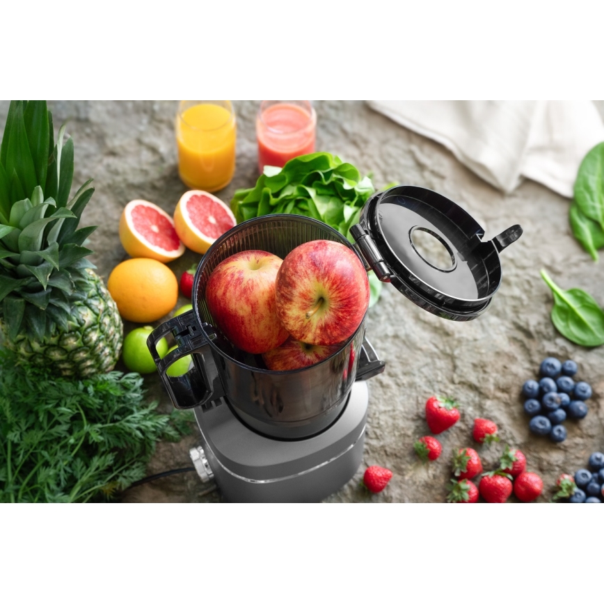 Concept LO7120 - Langzame sapcentrifuge JUICY 250W/230V grijs
