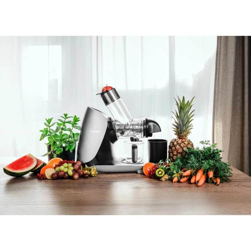 Concept LO7250 - Horizontale slowjuicer 200W/230V zwart/roestvrij staal