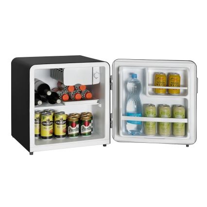 Concept LR2047bcN - Retro minibar 47 l zwart