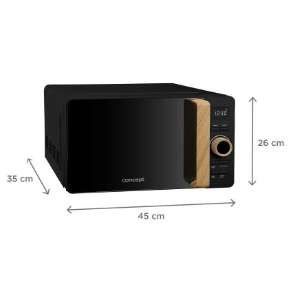 Concept MT3520bc - Magnetron 800W/230V 20 l zwart