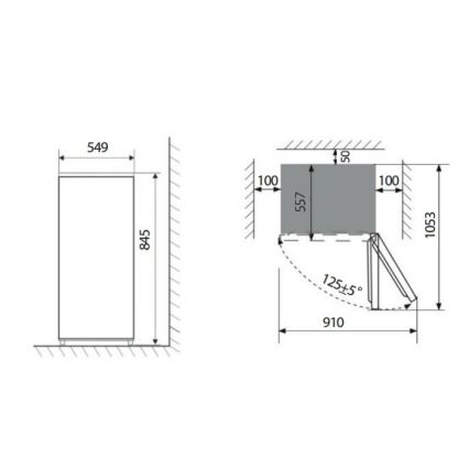 Concept MZ2355bc - Ladevriezer 85 l zwart