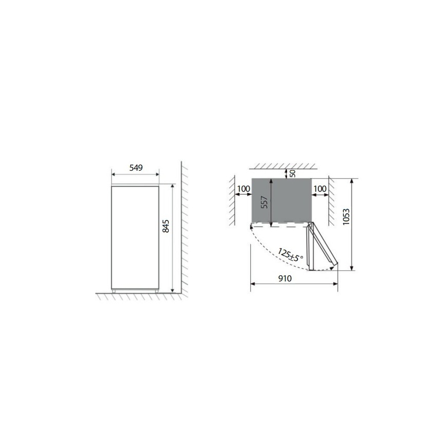 Concept MZ2355wh - Ladevriezer 85 l wit