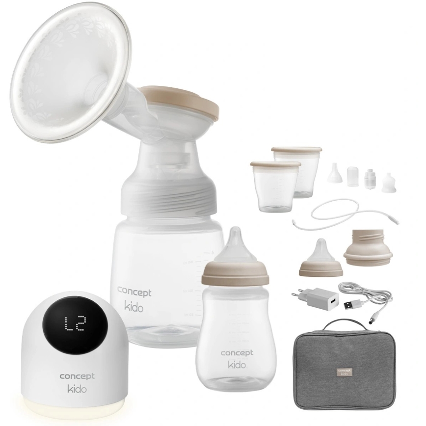 Concept OM4000 - Elektrische 2-in-1 borstkolf KIDO wit