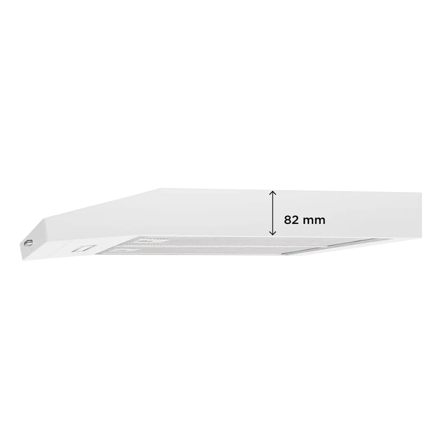 Concept OPP1260wh - Onderbouw afzuigkap 59,5 cm wit