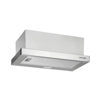 Concept OPV3150 - Uittrekbare afzuigkap 49,5 cm rvs