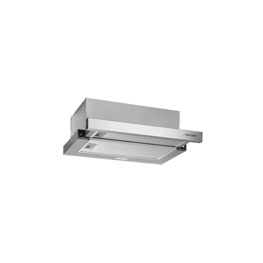 Concept OPV3150 - Uittrekbare afzuigkap 49,5 cm rvs