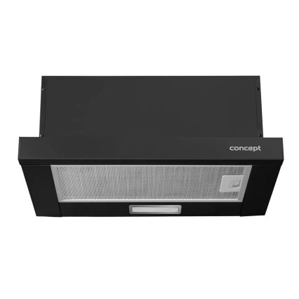 Concept OPV3150bc - Uittrekbare afzuigkap 49,5 cm zwart