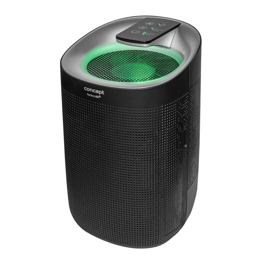 Concept OV1210 - Ontvochtiger en luchtreiniger PERFECT AIR 1 l 45W/230V zwart