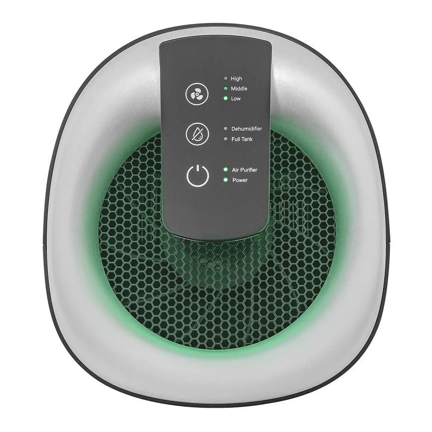 Concept OV1210 - Ontvochtiger en luchtreiniger PERFECT AIR 1 l 45W/230V zwart