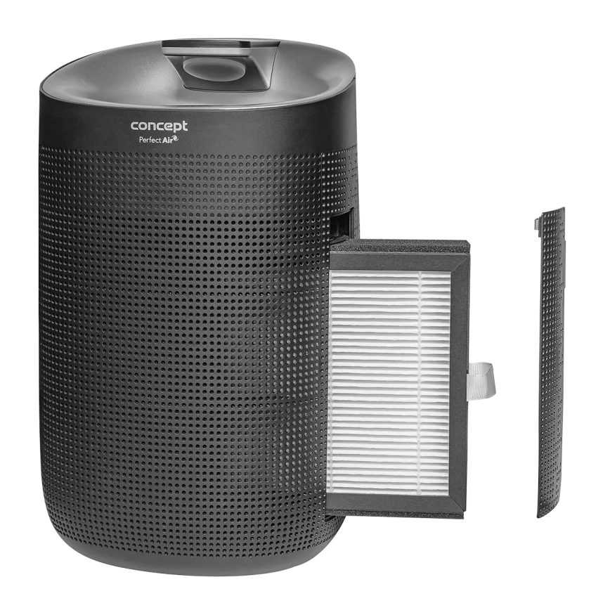 Concept OV1210 - Ontvochtiger en luchtreiniger PERFECT AIR 1 l 45W/230V zwart