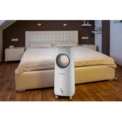 Concept OV5220 - Multifunctionele mobiele luchtkoeler 4-in-1 5 l 80W/230V wit + afstandsbediening