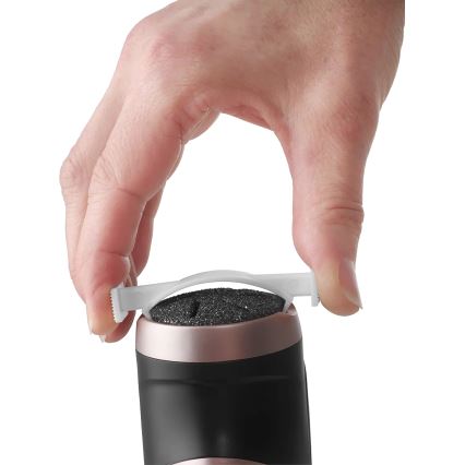 Concept PN3020 - Elektrische eeltvijl PERFECT SKIN 5V 1200 mAh IPX6 zwart/roségoud