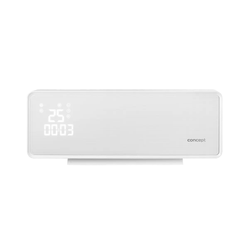 Concept QH4000 - Elektrische verwarming 1000/2000W IP22 wit + afstandsbediening