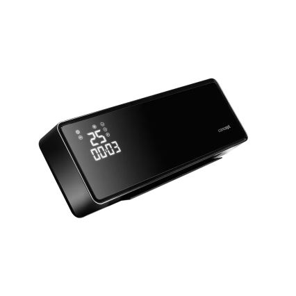Concept QH4001 - Elektrische kachel 1000/2000W IP22 zwart + afstandsbediening