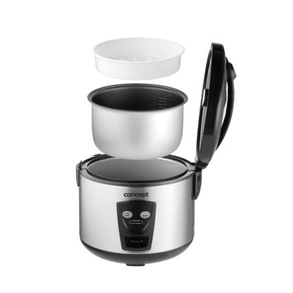 Concept RE2020 - Rijstkoker 2-in-1 650W/230V 1,5 l roestvrij staal/zwart