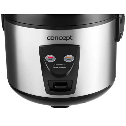 Concept RE2020 - Rijstkoker 2-in-1 650W/230V 1,5 l roestvrij staal/zwart