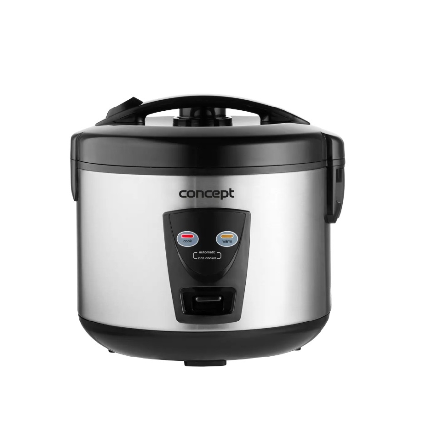 Concept RE2020 - Rijstkoker 2-in-1 650W/230V 1,5 l roestvrij staal/zwart