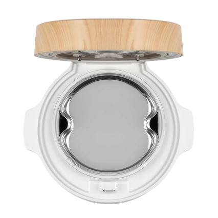 Concept RE3030 - Digitale rijstkoker 2-in-1 380W/230V 1,5 l wit/houtdecor