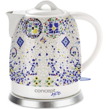 Concept RK0020 - Waterkoker 1,5 l 1350W/230V veelkleurig/keramiek