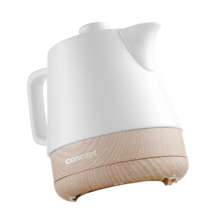 Concept RK0060 - Waterkoker 1 l, 1000 W/230 V, wit/keramiek