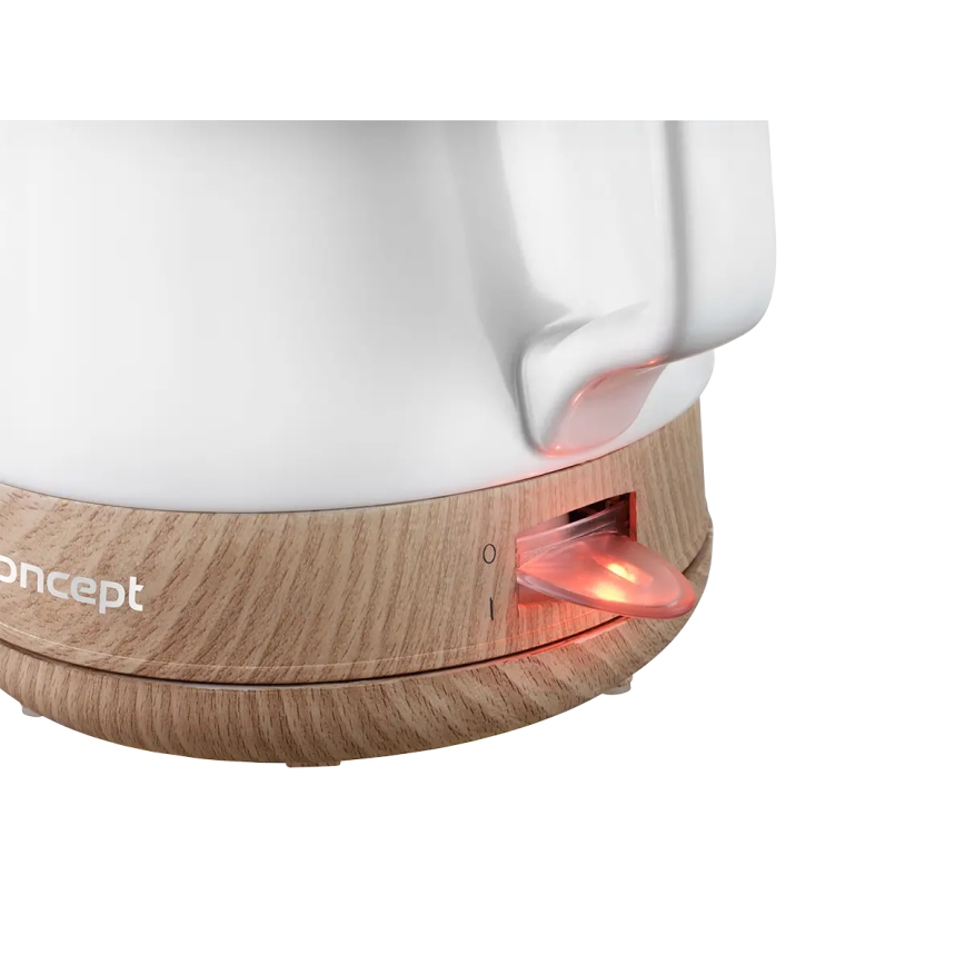 Concept RK0060 - Waterkoker 1 l, 1000 W/230 V, wit/keramiek