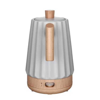 Concept RK0091 - Elektrische waterkoker 1,5 l 1500W/230V lichtgrijs/houtdecor/keramiek