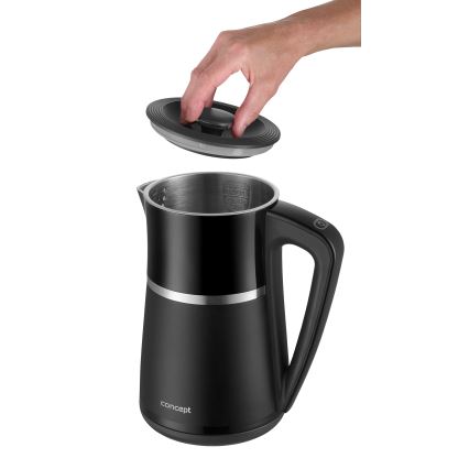 Concept RK3100 - Waterkoker met temperatuurregeling 1,7 l 2200W/230V zwart