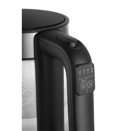 Concept RK4067 - Waterkoker met temperatuurregeling, 1,7 l, 2200 W/230 V, roestvrij staal