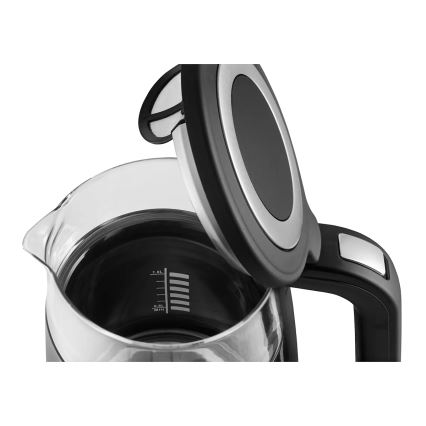 Concept RK4100 - Snelle waterkoker met temperatuurregeling, 1,7 l, 2200W/230V, zwart