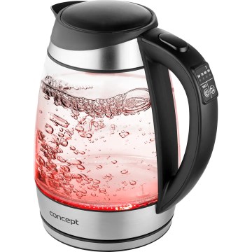 Concept RK4120 - Waterkoker met thermostaatregeling 1,7 l 2200W/230V RVS