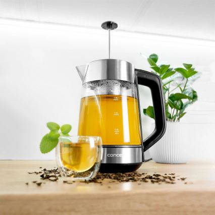 Concept RK4190 - Waterkoker met temperatuurregeling en zeef 1,7 l 2200W/230V roestvrij staal