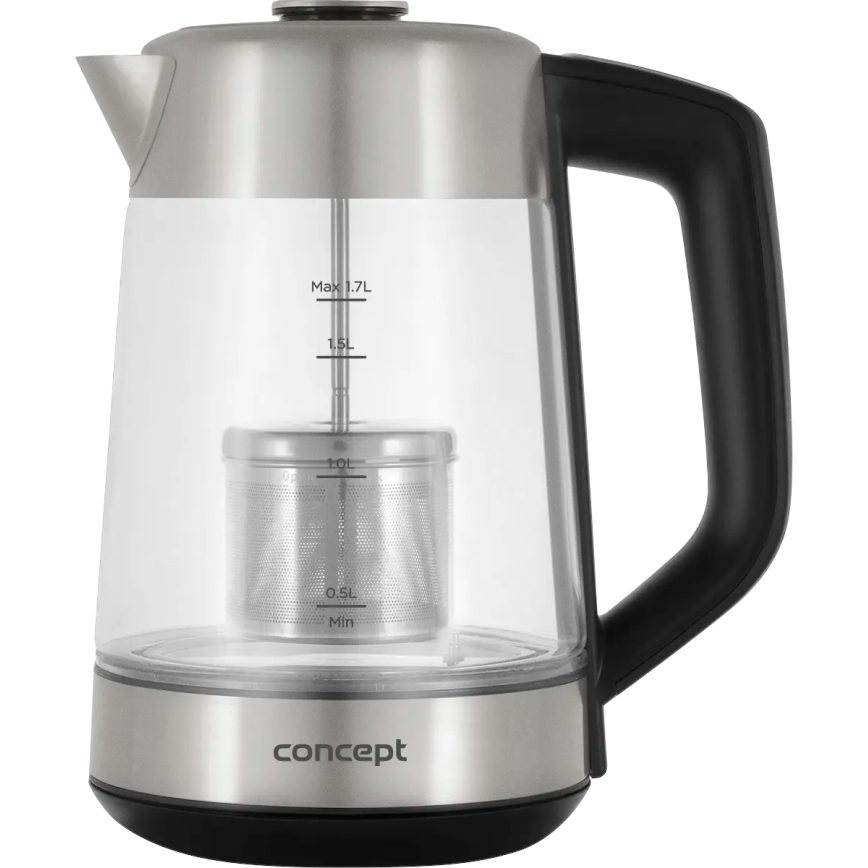 Concept RK4190 - Waterkoker met temperatuurregeling en zeef 1,7 l 2200W/230V roestvrij staal